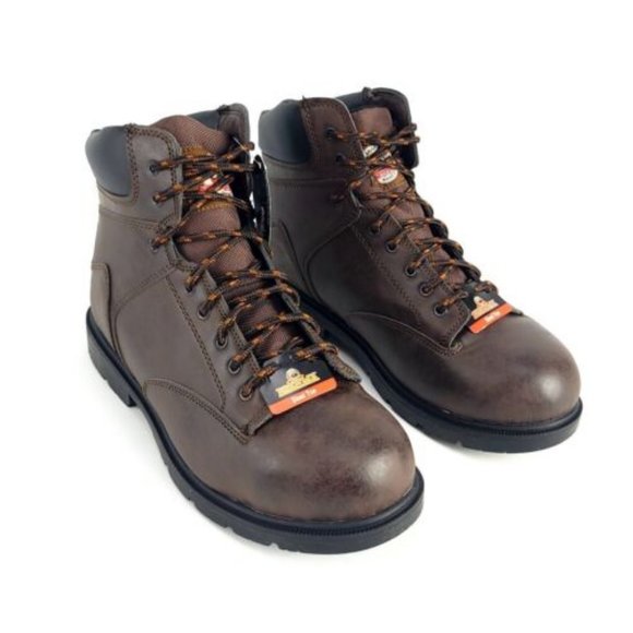 Brahma | Shoes | Brahma Mens Steel Toe Work Boot Raid Brown Oil Slip ...